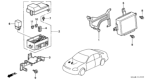 Diagram for 2000 Honda Civic ABS Control Module - 39790-S04-G11