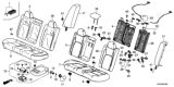 Diagram for 2017 Honda Clarity Electric Seat Cover - 82121-TRV-A01ZA