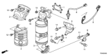 Diagram for 2013 Honda Civic Catalytic Converter - 18160-R1Z-A00