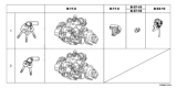 Diagram for 2011 Honda Crosstour Ignition Lock Cylinder - 06350-TP6-A01