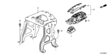 Diagram for Honda Automatic Transmission Shift Levers - 54100-TG7-A56ZA