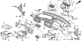 Diagram for 1994 Honda Civic Air Bag - 06780-SR0-A81ZA