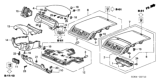 Diagram for Honda Accord Hybrid Steering Column Cover - 77350-SDA-A01ZB