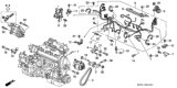 Diagram for 1994 Honda Civic Alternator Bracket - 31112-P07-000