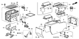 Diagram for 2010 Honda CR-V Cup Holder - 83404-SWA-A01