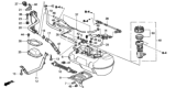 Diagram for 2000 Honda Insight Fuel Filler Neck - 17660-S3Y-A00