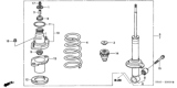 Diagram for 2002 Honda CR-V Bump Stop - 52722-S9A-014