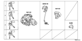 Diagram for 2013 Honda Fit Ignition Lock Cylinder - 06350-TK6-A31