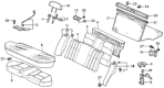 Diagram for 1990 Honda Civic Seat Cover - 82151-SH1-A01ZA