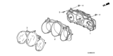 Diagram for 2007 Honda Fit Instrument Cluster - 78120-SLN-A01