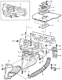 Diagram for Honda Prelude Intake Manifold Gasket - 17106-PA6-000
