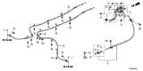 Diagram for 2023 Honda Ridgeline Parking Brake Cable - 47560-T6Z-A01