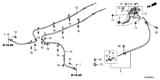 Diagram for 2019 Honda Ridgeline Parking Brake Cable - 47560-T6Z-A01