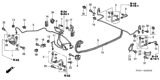 Diagram for 2002 Honda Civic Brake Line - 01464-S5A-J02