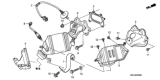 Diagram for 2007 Honda Civic Oxygen Sensor - 36532-RMX-A01