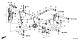 Diagram for 2019 Honda Clarity Fuel Cell Water Pump - 79961-TRT-003