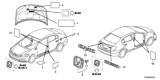 Diagram for 2014 Honda Civic Emblem - 75723-TT1-A01