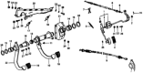 Diagram for 1979 Honda Civic Throttle Cable - 17910-634-661