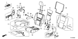 Diagram for 2022 Honda Pilot Seat Cover - 81731-TG7-A81ZD