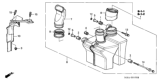 Diagram for 2001 Honda Odyssey Air Duct - 17235-P8F-J00