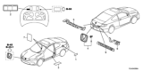 Diagram for Honda Accord Emblem - 75701-T3L-A02