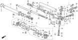 Diagram for Honda Prelude Power Steering Control Valve - 53643-SM4-G61