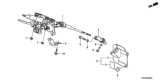 Diagram for Honda Ridgeline Steering Column Cover - 53320-SJC-A10