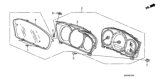 Diagram for Honda Pilot Instrument Cluster - 78100-STW-A13