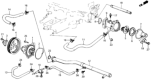 Diagram for 1988 Honda Accord Thermostat Housing - 19320-PH2-901