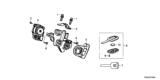 Diagram for Honda Car Key - 35118-T2A-A20