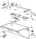 Diagram for 1982 Honda Prelude Glove Box - 66401-692-660ZA