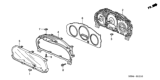 Diagram for 2003 Honda Civic Gauge Trim - 78171-S5B-A61