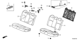 Diagram for 2016 Honda Civic Seat Cover - 82121-TBA-A21ZC