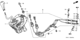 Diagram for Honda Civic Automatic Transmission Shift Levers - 54100-S5S-003