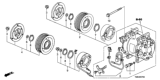 Diagram for Honda Insight A/C Compressor Cut-Out Switches - 38801-RB0-006