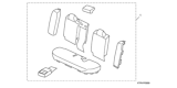 Diagram for Honda Clarity Plug-In Hybrid Seat Cover - 08P32-TRV-100