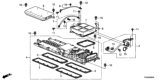 Diagram for Honda Accord Hybrid Catalytic Converter - 1C800-5K1-N03