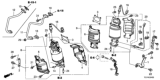 Diagram for 2020 Honda Passport Catalytic Converter - 18280-RLV-A00