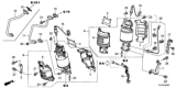 Diagram for 2019 Honda Passport Catalytic Converter - 18280-RLV-A00