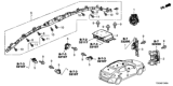 Diagram for Honda Civic Air Bag Control Module - 77960-TGG-A02