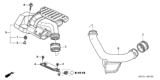 Diagram for 2007 Honda Civic Air Intake Coupling - 17243-RMX-000