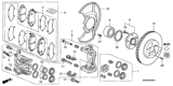 Diagram for Honda Brake Disc - 45251-SWA-A22