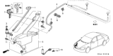 Diagram for 2005 Honda Accord Washer Reservoir - 76840-SDC-A02