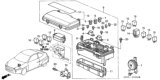 Diagram for 2000 Honda Insight Relay Block - 38250-S3Y-J01