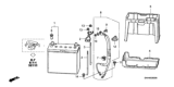 Diagram for 2011 Honda CR-V Battery Cable - 32600-SWA-A10