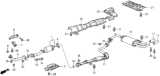 Diagram for 1986 Honda CRX Catalytic Converter - 18160-PE7-663