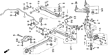 Diagram for 1995 Honda Prelude Sway Bar Bushing - 52315-SS0-010