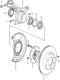 Diagram for 1982 Honda Accord Brake Dust Shields - 45255-SA5-000