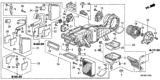 Diagram for 2004 Honda Pilot Blend Door Actuator - 79351-S3V-A51