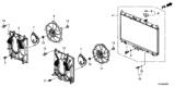 Diagram for Honda Clarity Electric Radiator - 1J010-5WP-A01